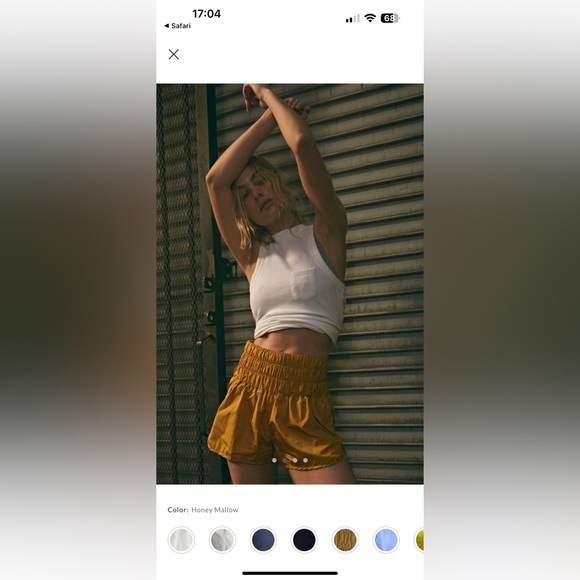 FREE PEOPLE the way home shorts Small - Picture 3 of 10